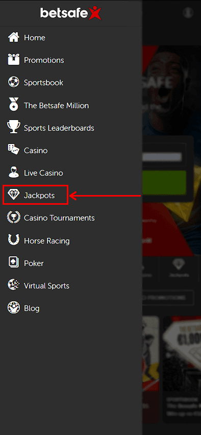 Jackpot at Betsafe