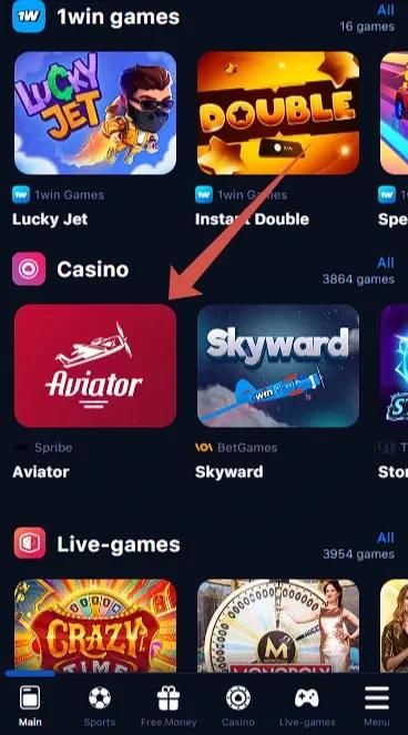 How to play Aviator on 1win?