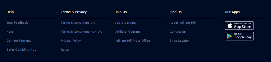 William Hill website