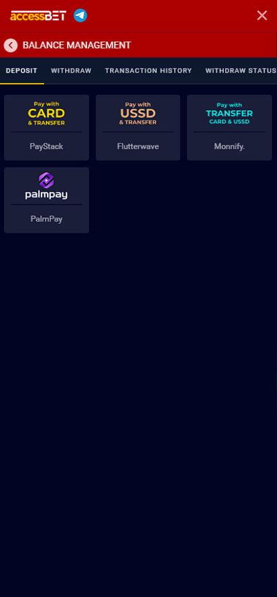How to deposit and withdraw funds to your account