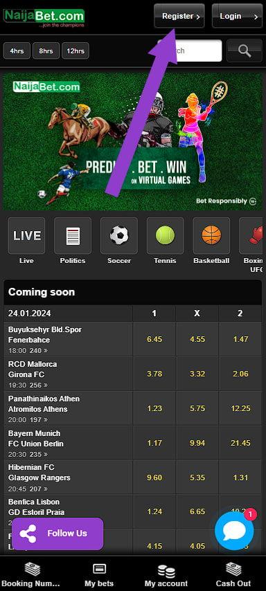 naijabet account