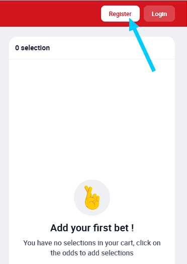 Registration button