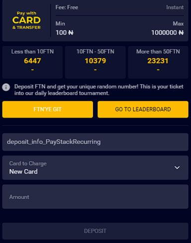 Card and transfer