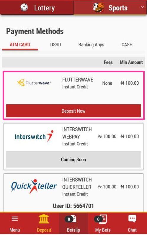 Flutterwave instant credit