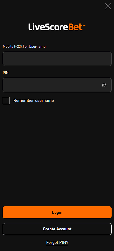 Logging in