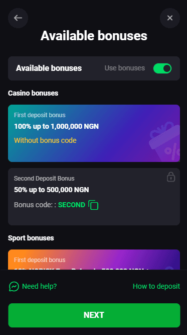 Deposit with Card by Paystack