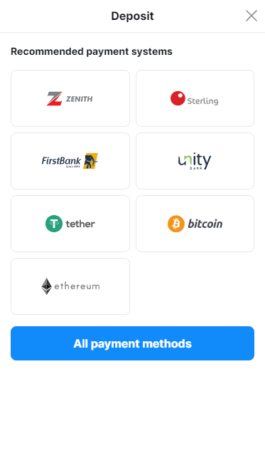 Betmaster payment methods 