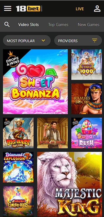 Casino of 18bet