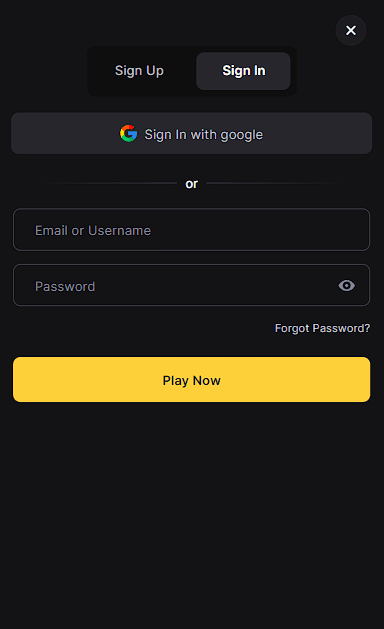 Log in