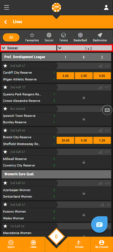 Live sports
