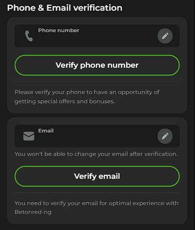 Verification and identification