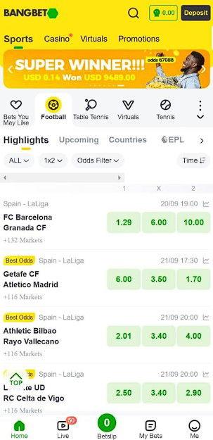 Bangbet application