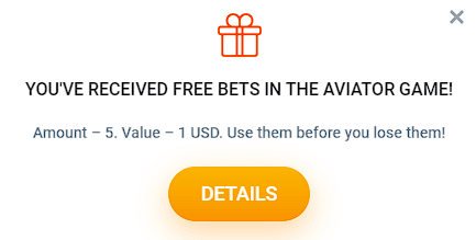 Aviator free bets
