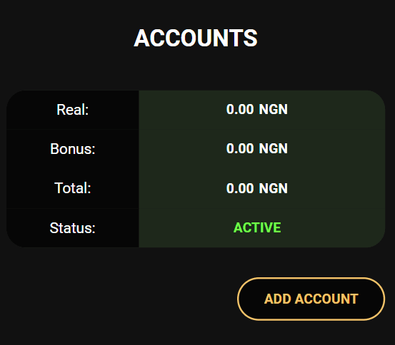 Account balance