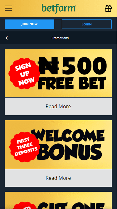 Betfarm Bonuses