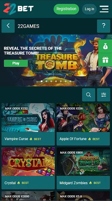 22Bet Casino