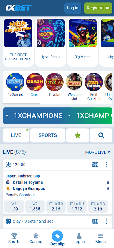 1xbet Nigeria mobile