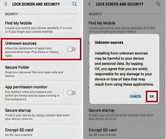 Betano: download applications from unknown sources